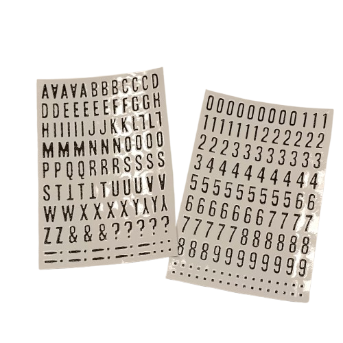 stickers alphabet maildor