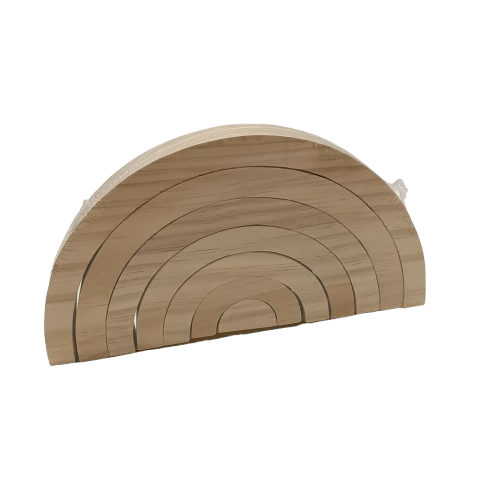 arc en ciel en bois kit creation