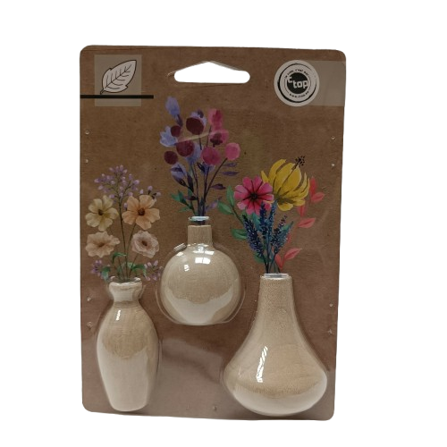 demi vase en bois kit creation