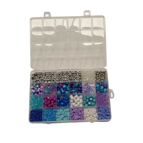 kit perles bleues kit creation