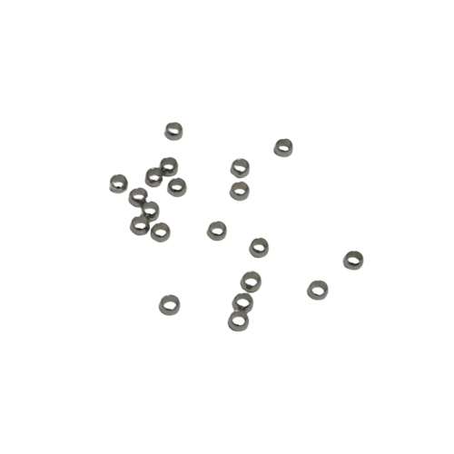 perles à écraser en acier inoxydable