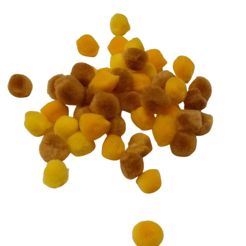 pompons graine creative jaune