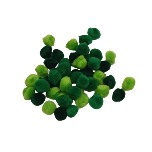 pompons graine creative vert