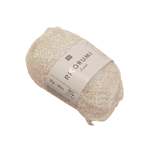 pelote ricorumi lamé rico design blanche