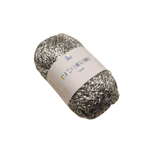 Peloté Ricorumi Lamé RICO DESIGN 50 m argenté