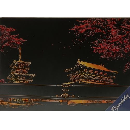 carte à gratter temple