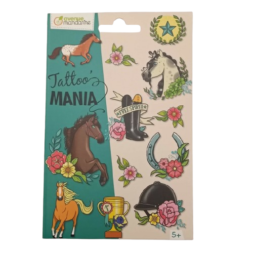 tatouage avenue mandarine  chevaux