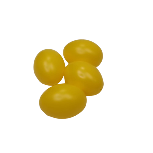 oeufs plastique jaune