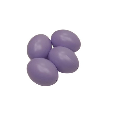 oeufs plastique violet