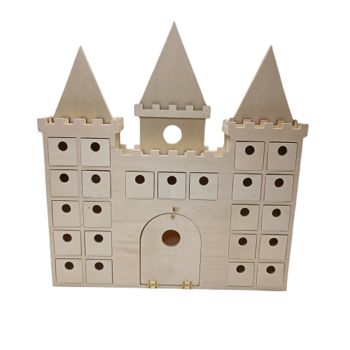 château en bois calendrier de lavent kit creation
