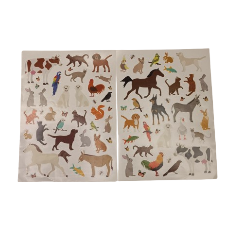 gommettes chevaux