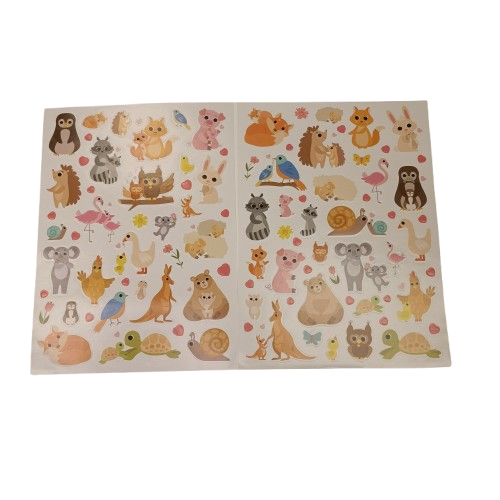 gommettes animaux et bébés