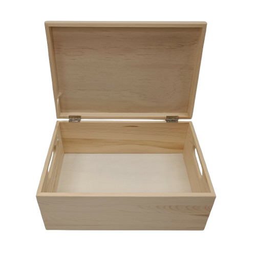 boîte coffret rectangle en bois