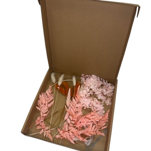 Kit couronne fleurs séchées kit creation
