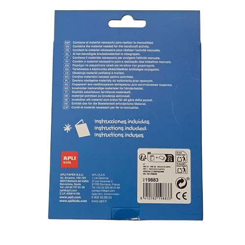 kit craft pompon perroquet apli