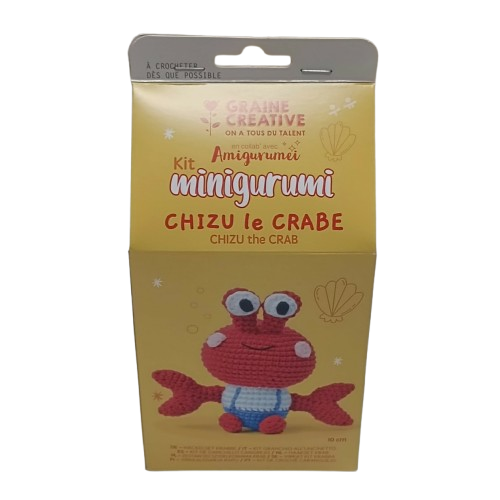 crochet graine creative crabe