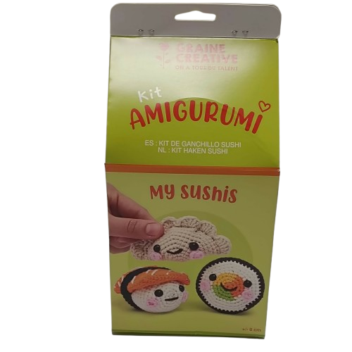 crochet graine creative sushis