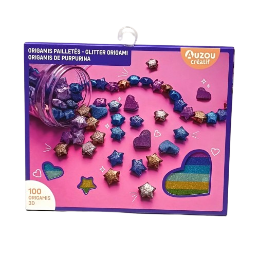 kit origami pailleté auzou