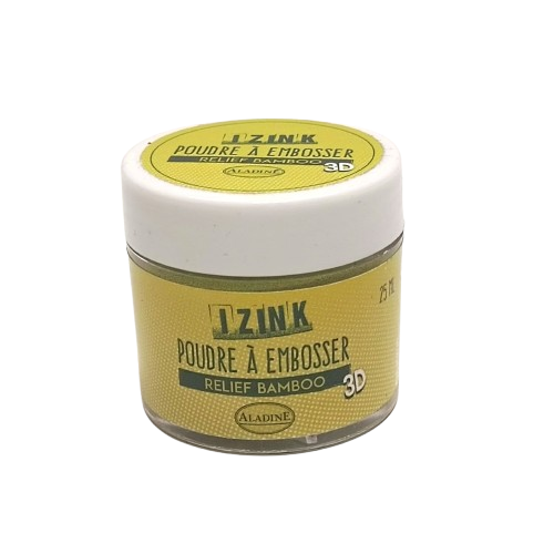 poudre à embosser izink bambou