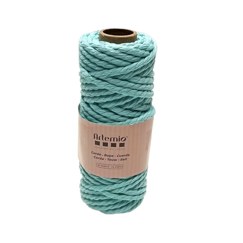 coton 6 mm artemio bleu clair