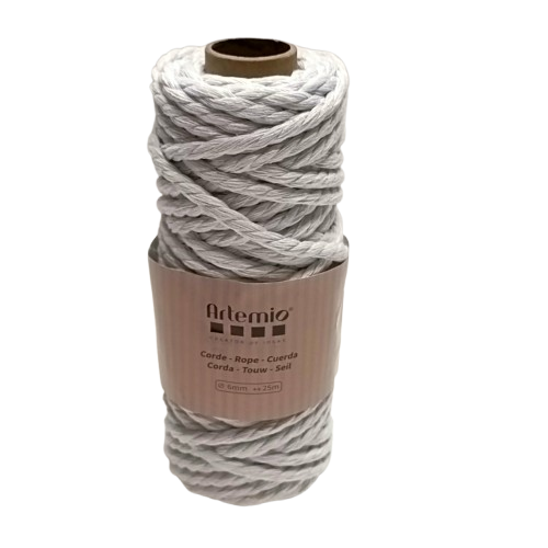 coton 6 mm artemio blanc