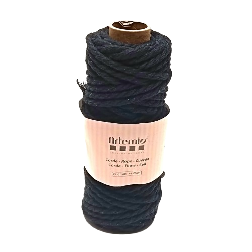 coton 6 mm artemio noir