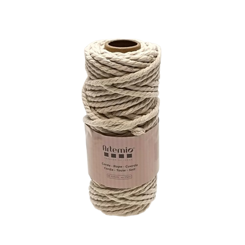 coton 6 mm artemio écru