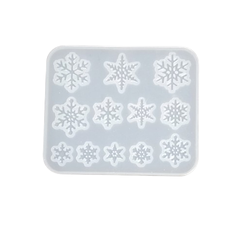 moule en silicone  flocons