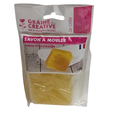 savon à mouler graine creative jaune
