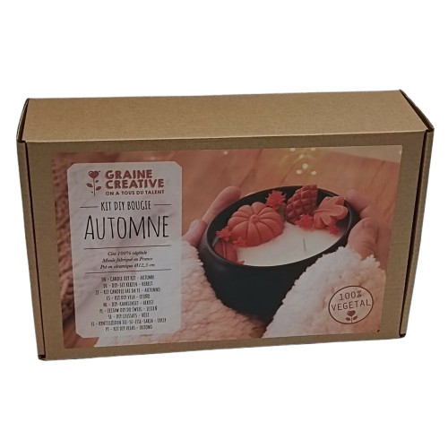 kit bougie graine creative automne