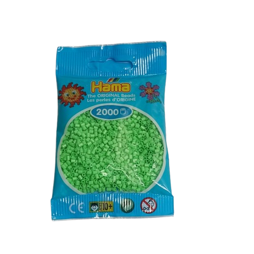 perles à repasser hama vert clair