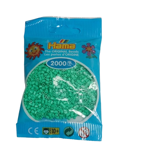 perles à repasser hama vert deau