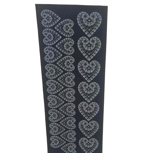 tissu thermocollant graine creative coeur