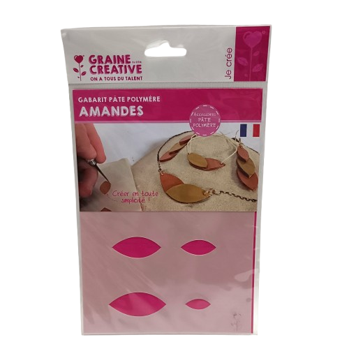 gabarit graine creative ovale amande