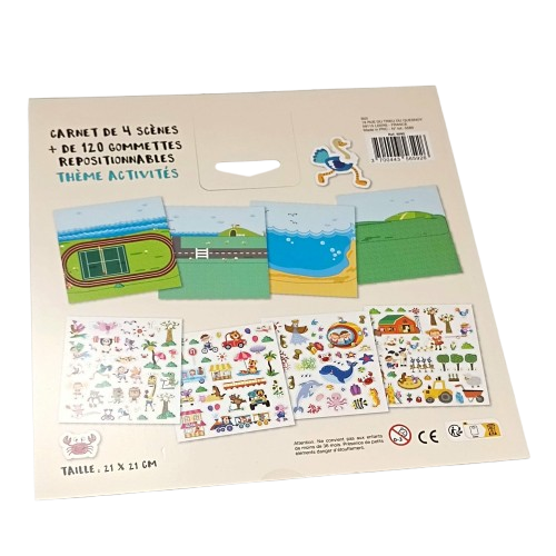 jeu de gommettes enfants kit creation