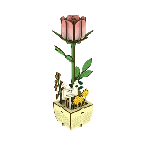 puzzle 3D la rose