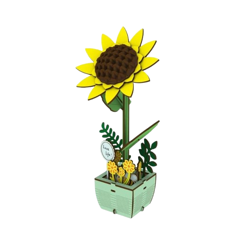 puzzle 3D tournesol