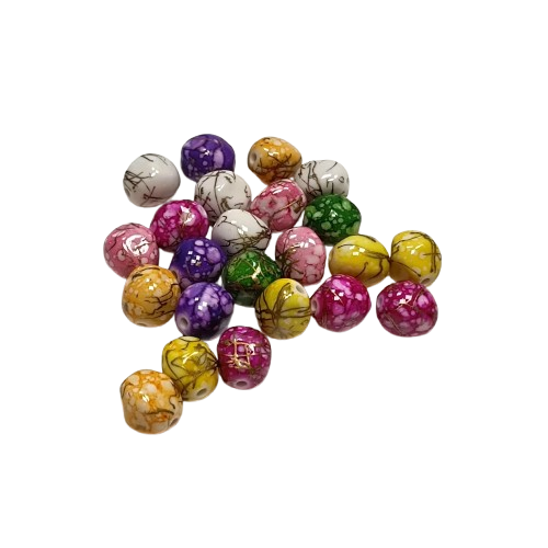 perles colorées irisées kit creation