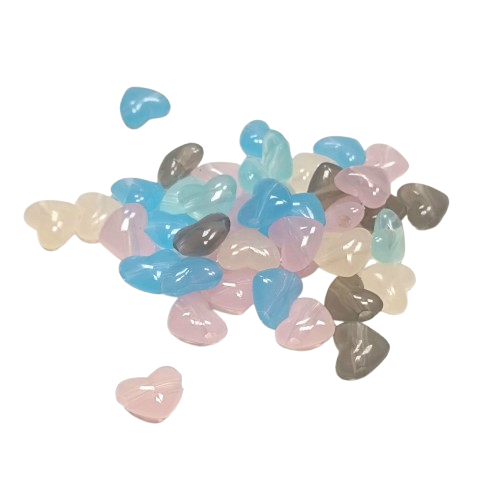 perles coeurs pastel kit creation