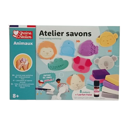 kit enfants savon à couler graine creative