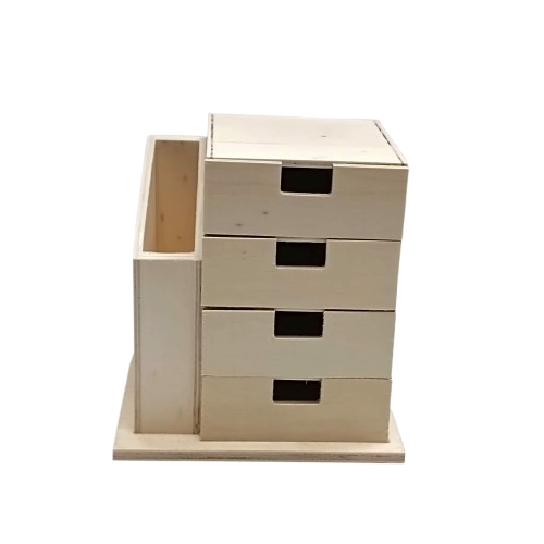 rangement de bureau en bois