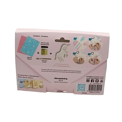 kit enfant licorne decopatch