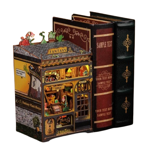 book nook figure dart la boutique des plantes enchantées