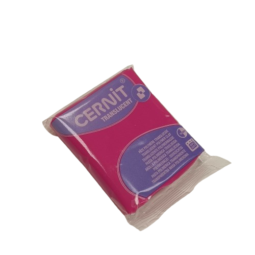 cernit translucide rouge rubis 474