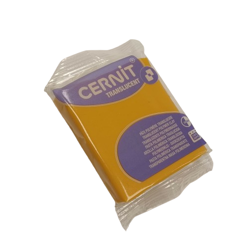 cernit translucide ambre 721