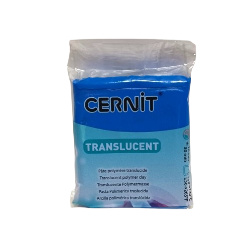 cernit translucide bleu saphir 275
