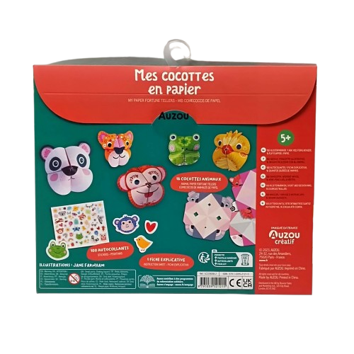 Auzou activités enfants cocottes en papier