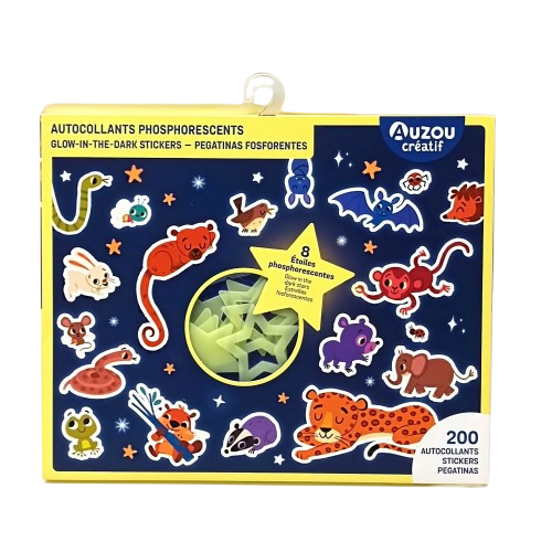 Auzou activités enfants autocollant phospho