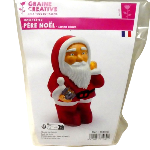 moule latex père noel graine creative
