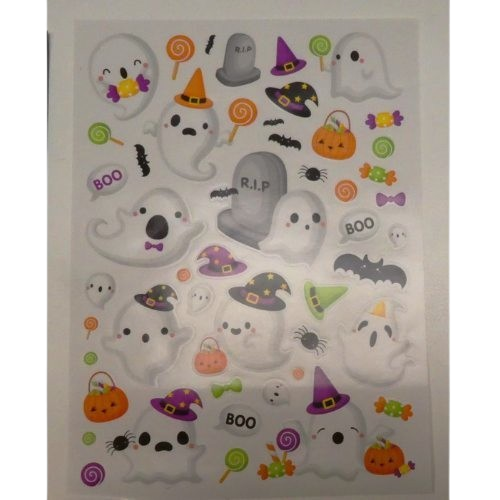 gommettes fantômes halloween
